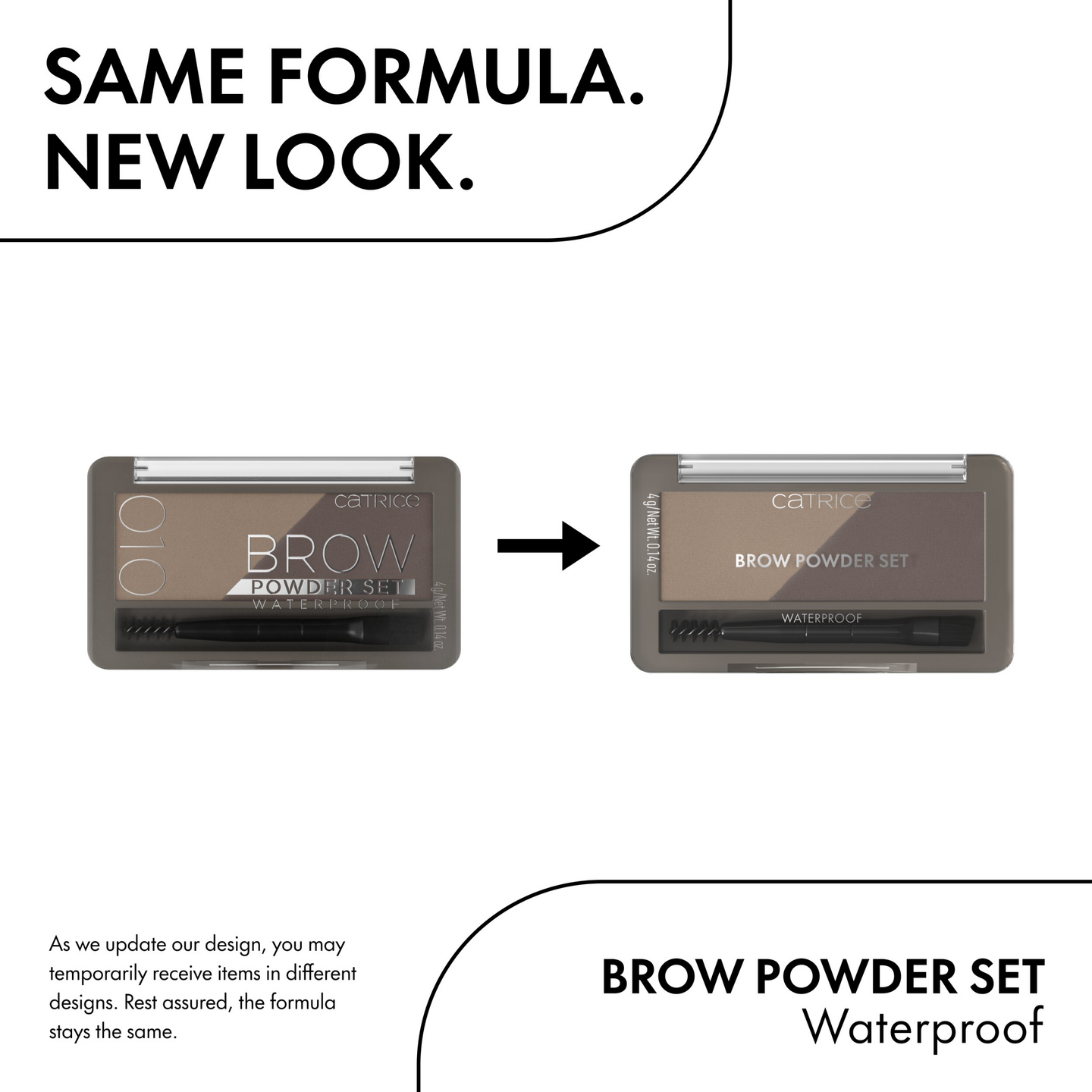 Catrice Brow Powder Set vedenkestävä kulmaväripaletti 010 Ash Blond