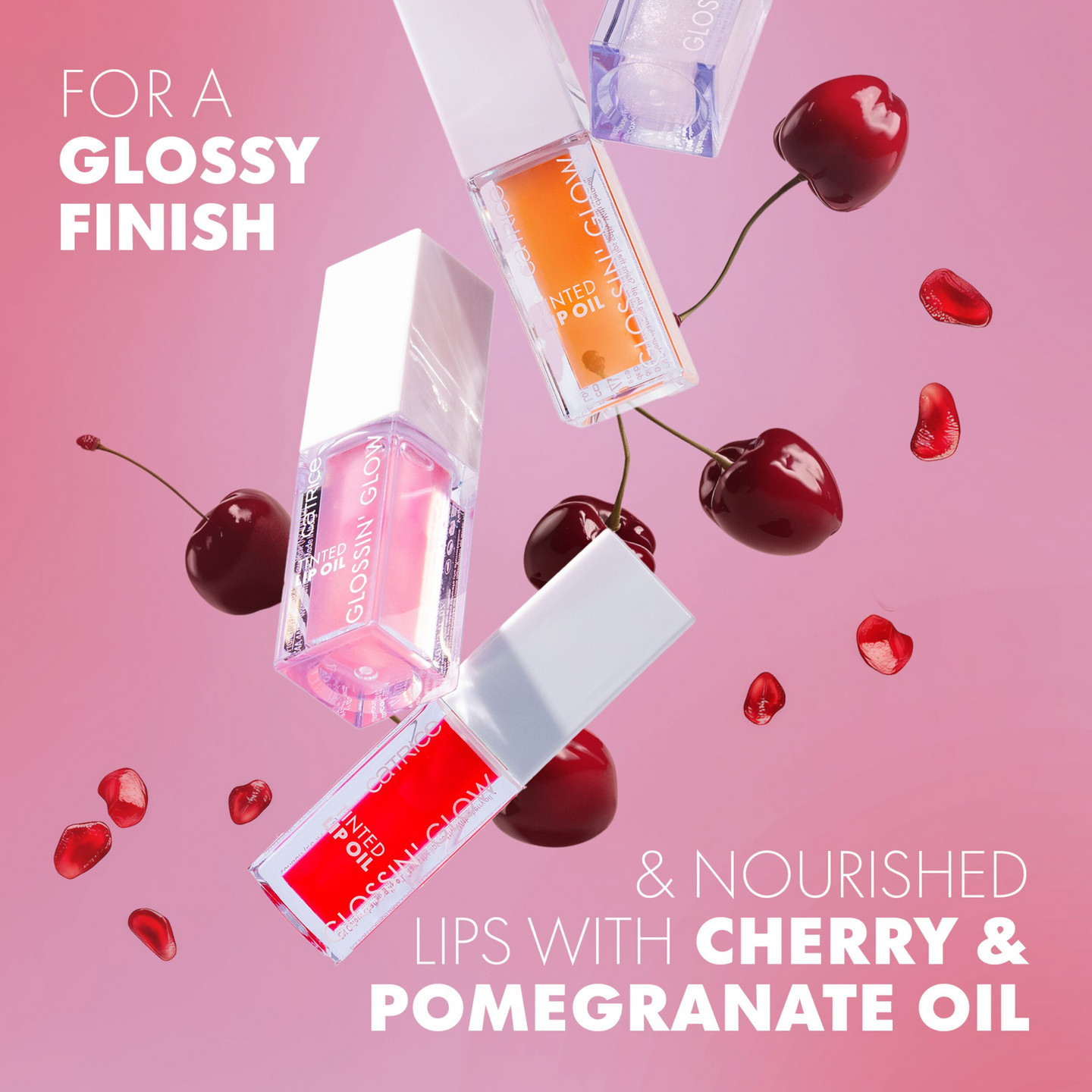 Catrice Glossin' Glow sävytetty huuliöljy 020 Drama Mama