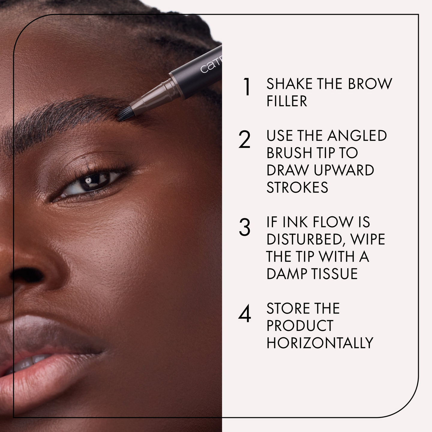 Catrice Feather Brow Filler vedenkestävä kulmakynä 010 Ash Brown