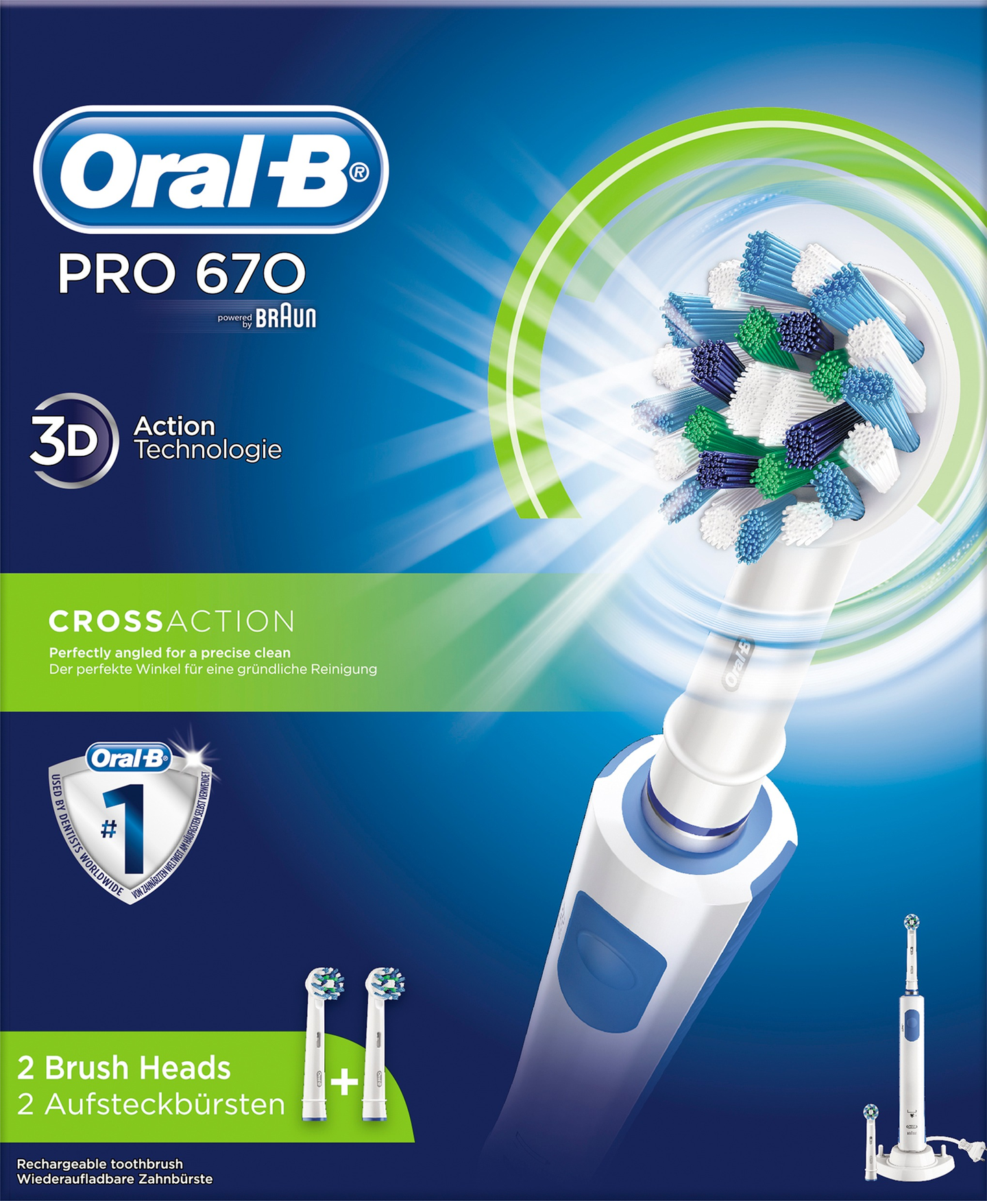 Oral-B PRO 670 CrossAction sähköhammasharja