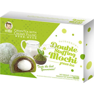 Szu Shen Po double stuffing mochi 210g vihreä tee