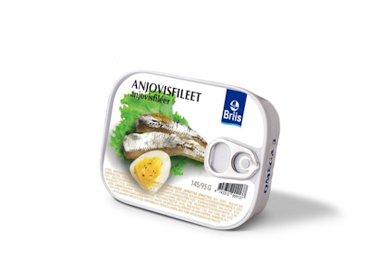 Briis anjovisfileet 145g/95g