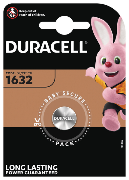 Duracell 1632 litium nappiparisto