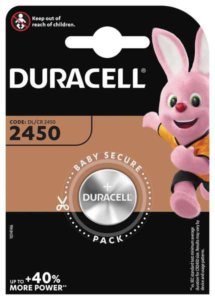 Duracell 2450 litium -nappiparisto
