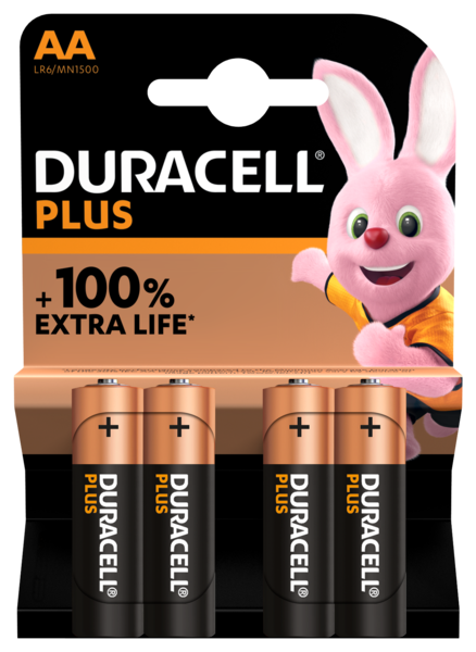 Duracell Plus AAA alkaliparisto 4kpl