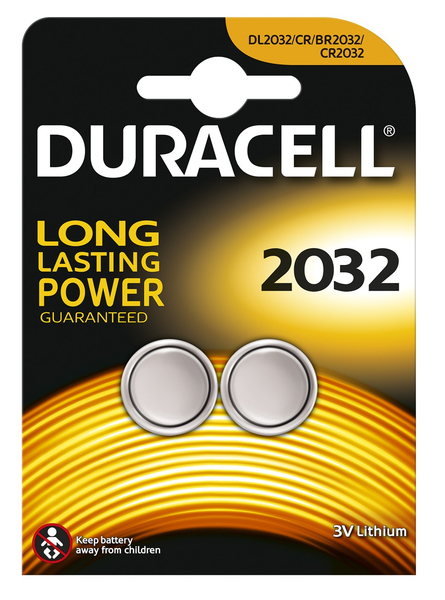 Duracell CR2032 -nappiparisto, 2 kpl