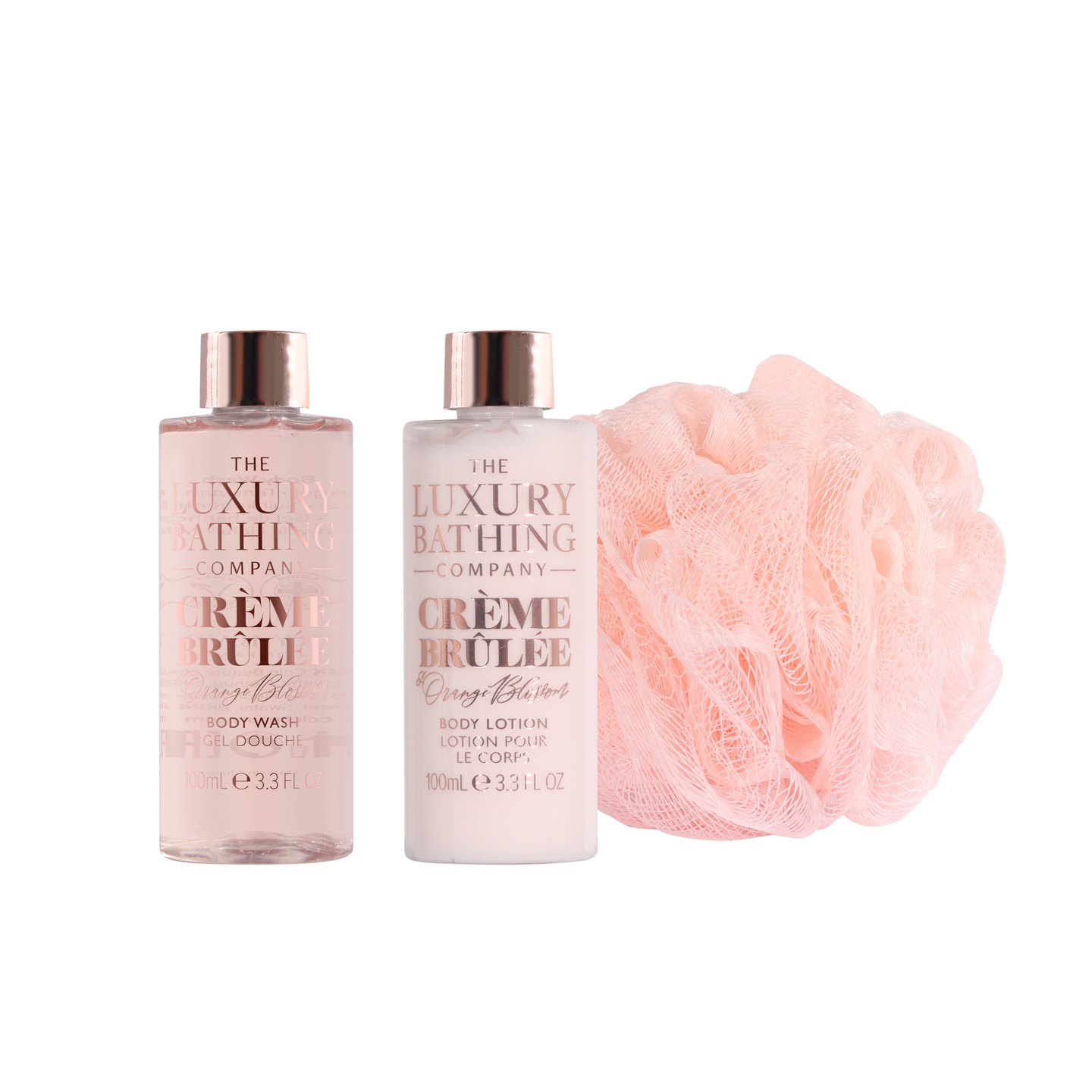 Luxury Bathing Company Creme Brulée & Orange Blossom Glamorous Glow lahjapakkaus 1 kpl