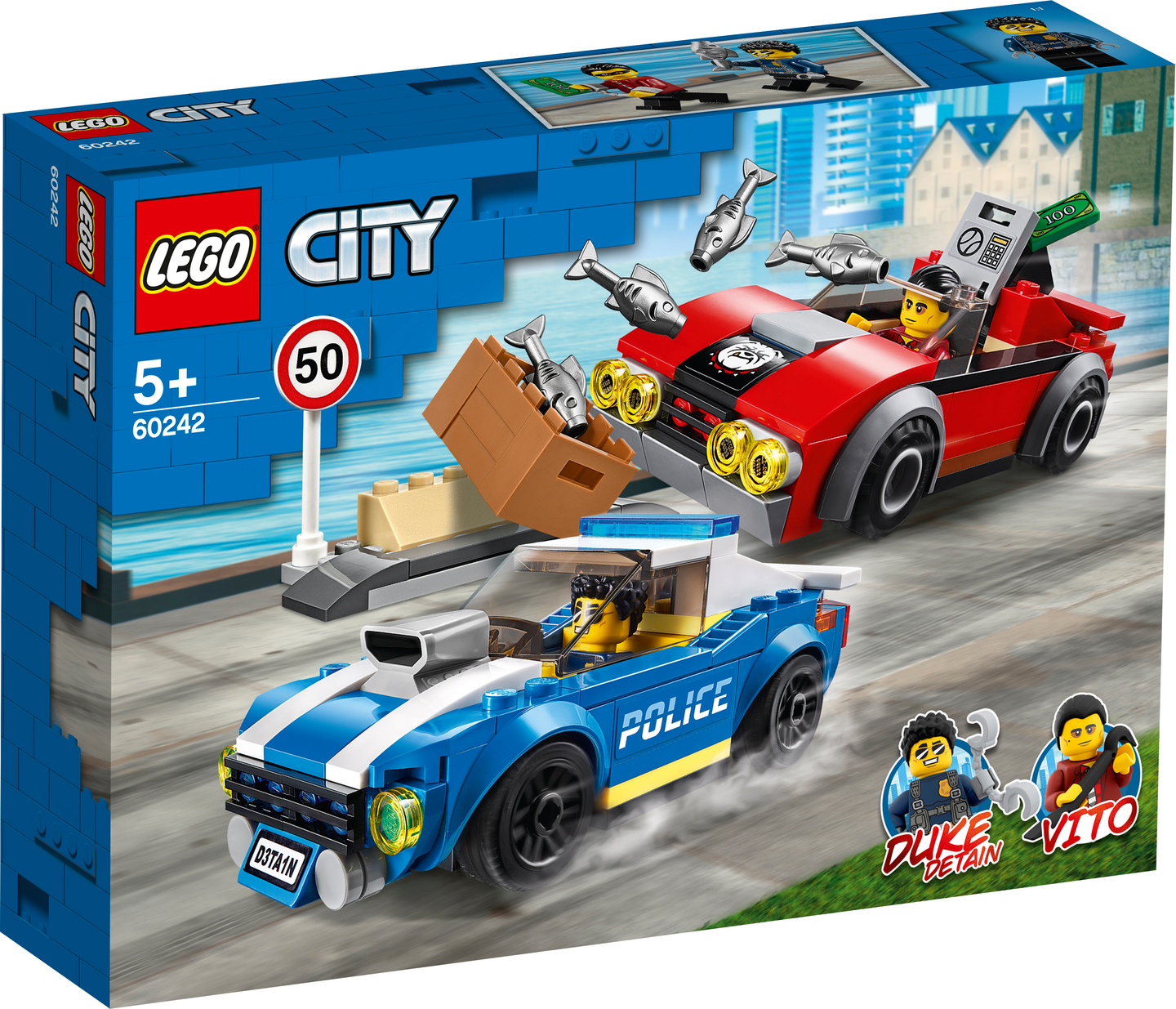LEGO City Police 60242 Pidätys maantiellä