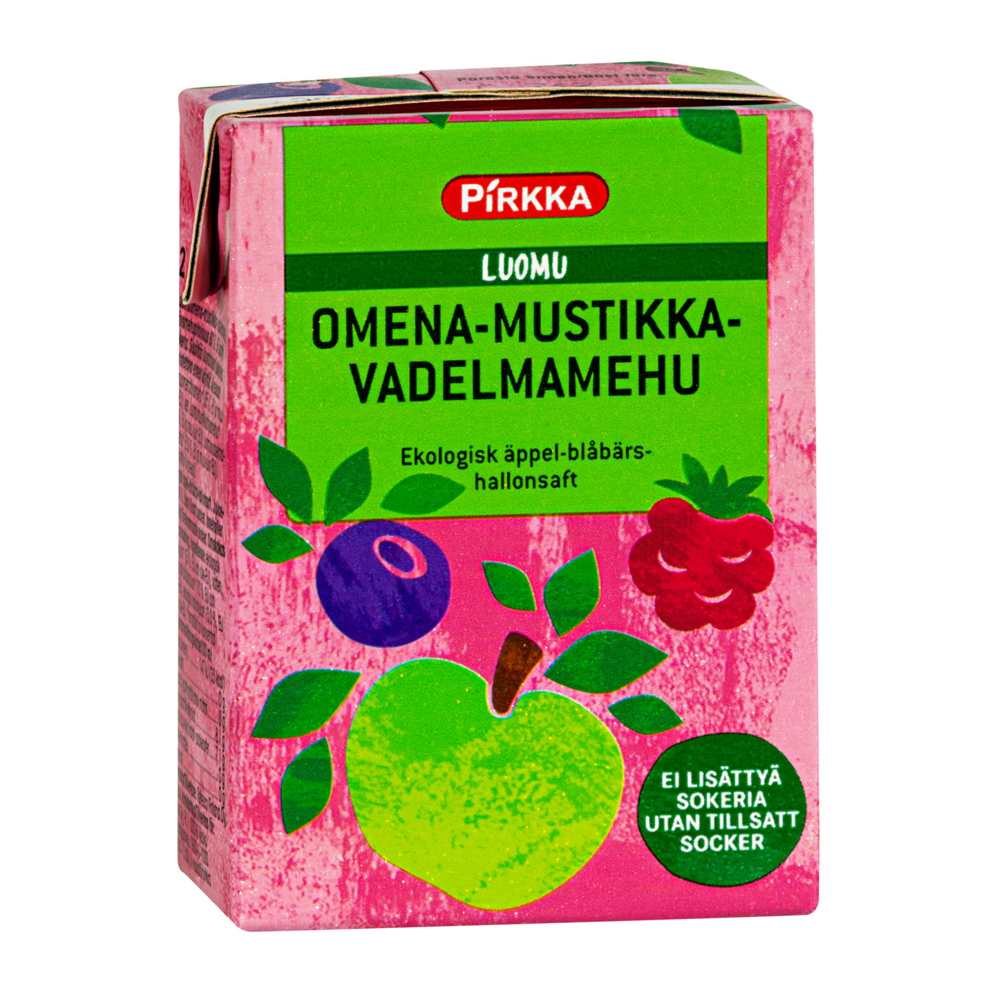 Pirkka Luomu mustikka-vadelmamehu 2dl