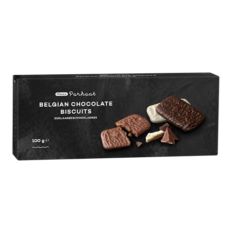 Pirkka Parhaat Belgian Chocolate Biscuits 100g