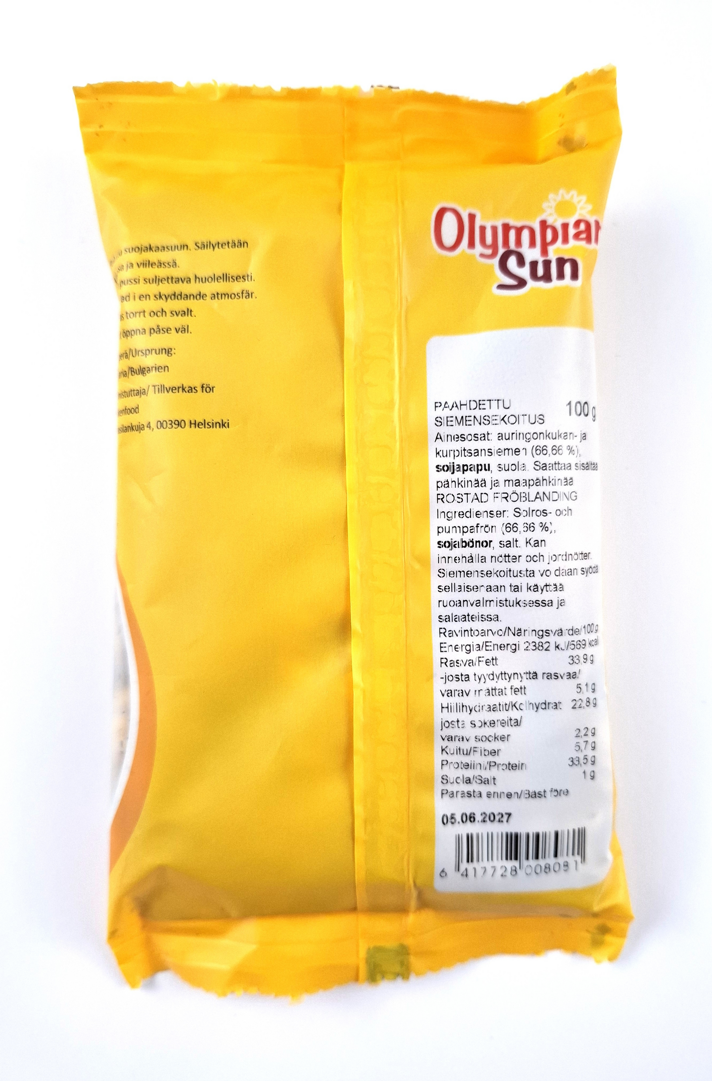 Olympian Sun Paahtomix 100g