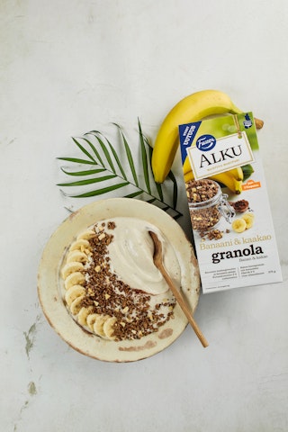 Fazer Alku Banaani & kaakao granola 375g