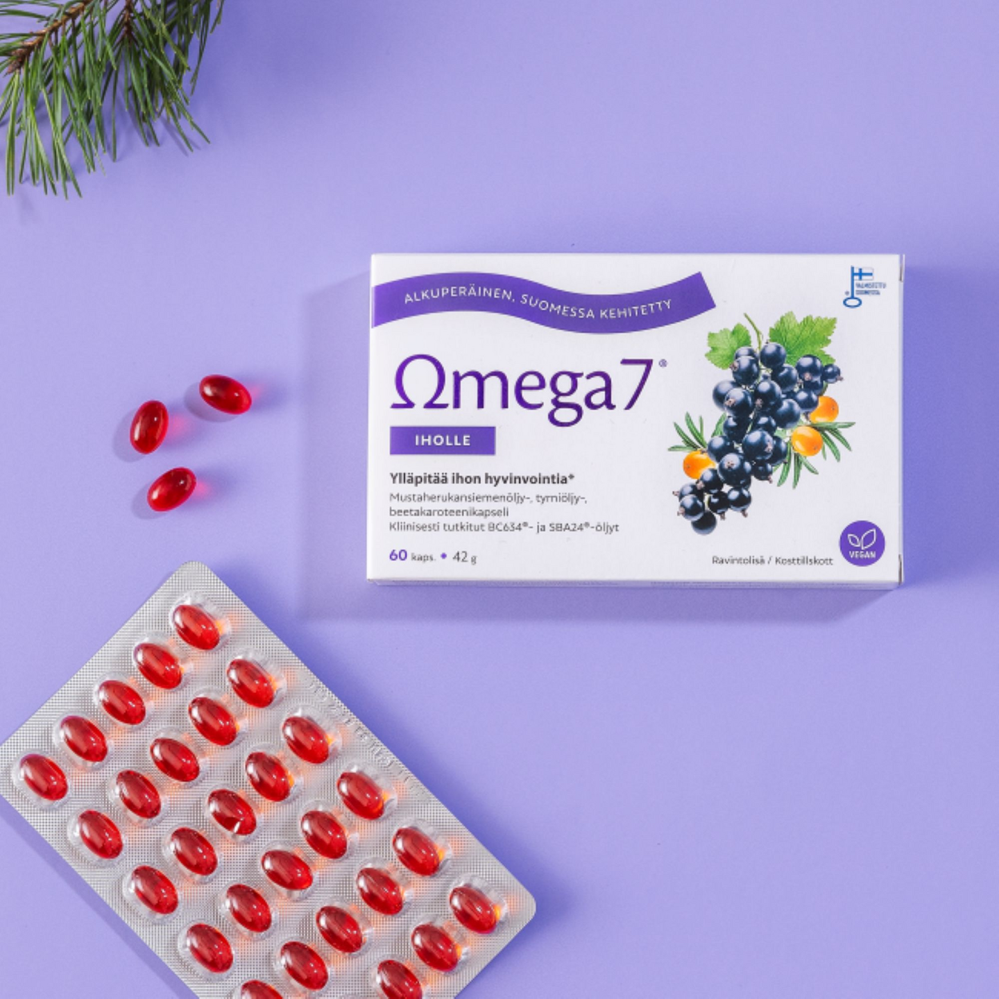 Omega7 BC634® + SBA24® Iholle 60 kaps