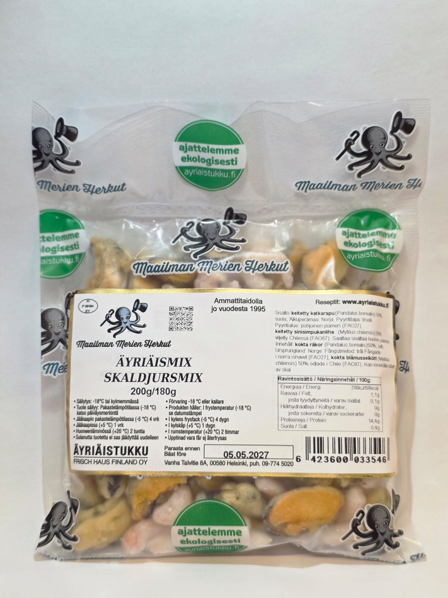 Äyriäistukku Äyriäis-mix 200g/180g