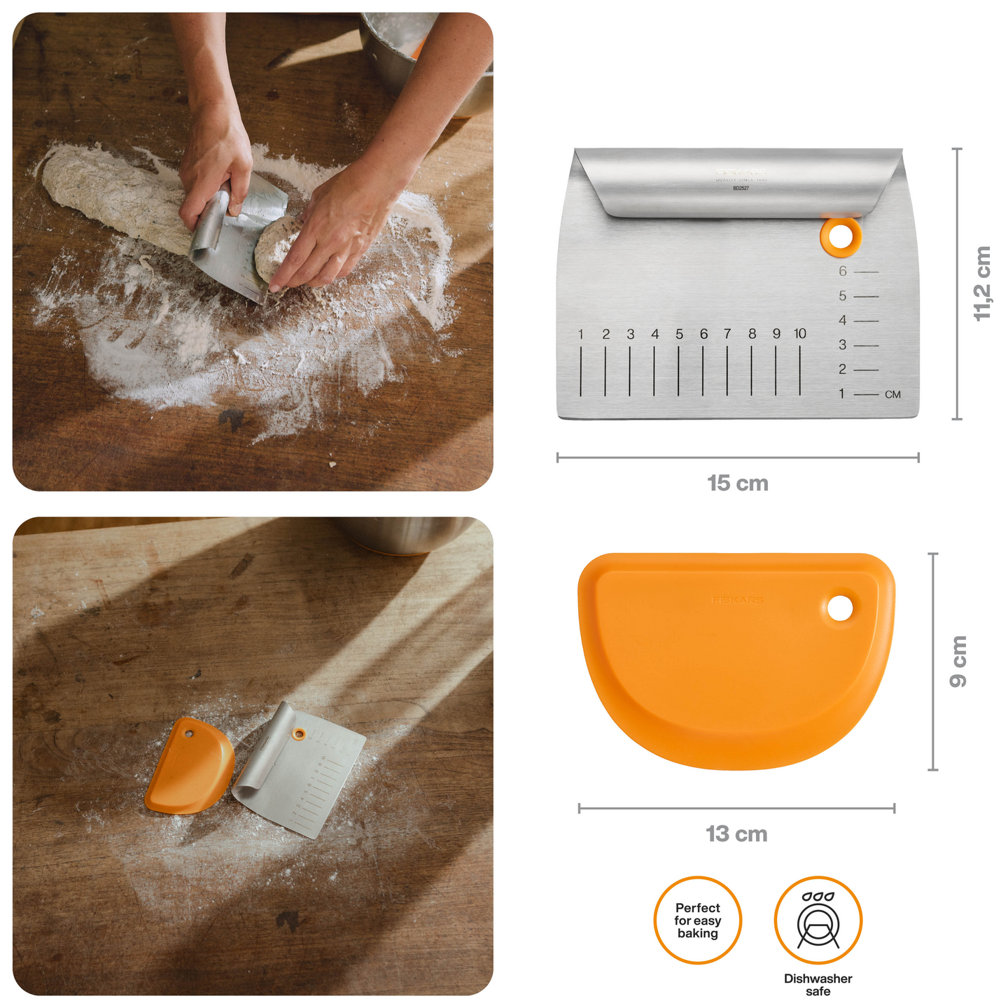 Fiskars FF taikinalasta 2 osaa