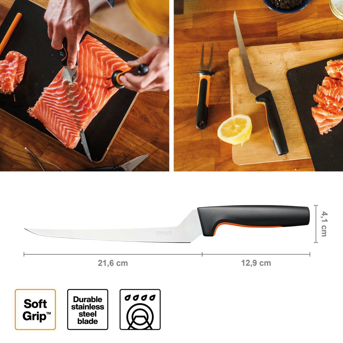 Fiskars FF fileointiveitsi 22cm