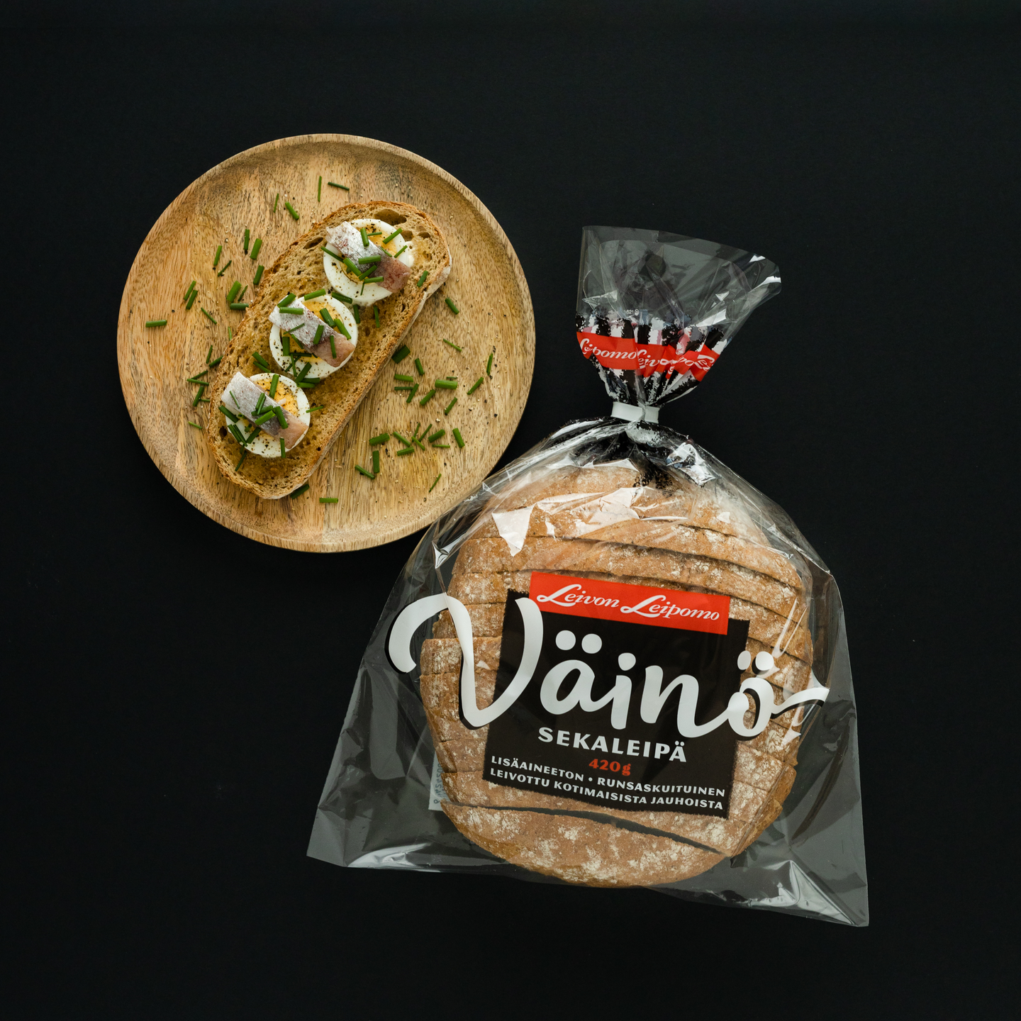 Leivon Väinö sekaleipä 420g viipaloitu