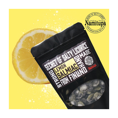 Namitupa Secret of Salty Licorice Sitruunasalmiakki 100 g