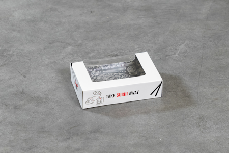 Noipack take away sushi box S, 19x13x5 cm, 25 kpl