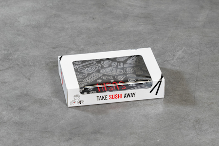 Noipack take away sushi box M, 24x16x5 cm, 25 kpl