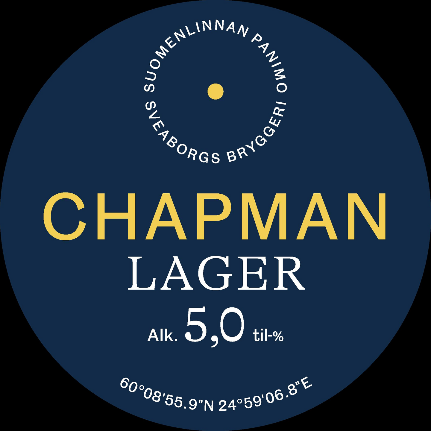 Suomenlinnan Chapman Lager 5,0% 30l astia