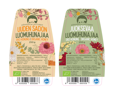 Könnön & Lahtisen Juoksevaa Luomuhunajaa 250g