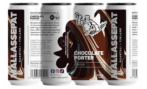 Mallassepät Chocolate Porter olut 6,2% 0,33l