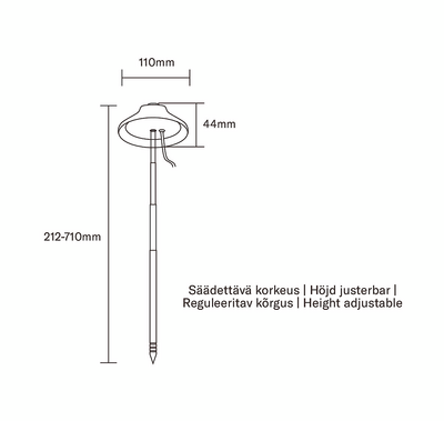 Airam Iiris kasvivalo IP20 5W 240lm keltainen