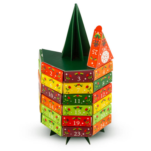 English Tea Shop luomu Teejoulukalenteri joulupuu 25pss 50g