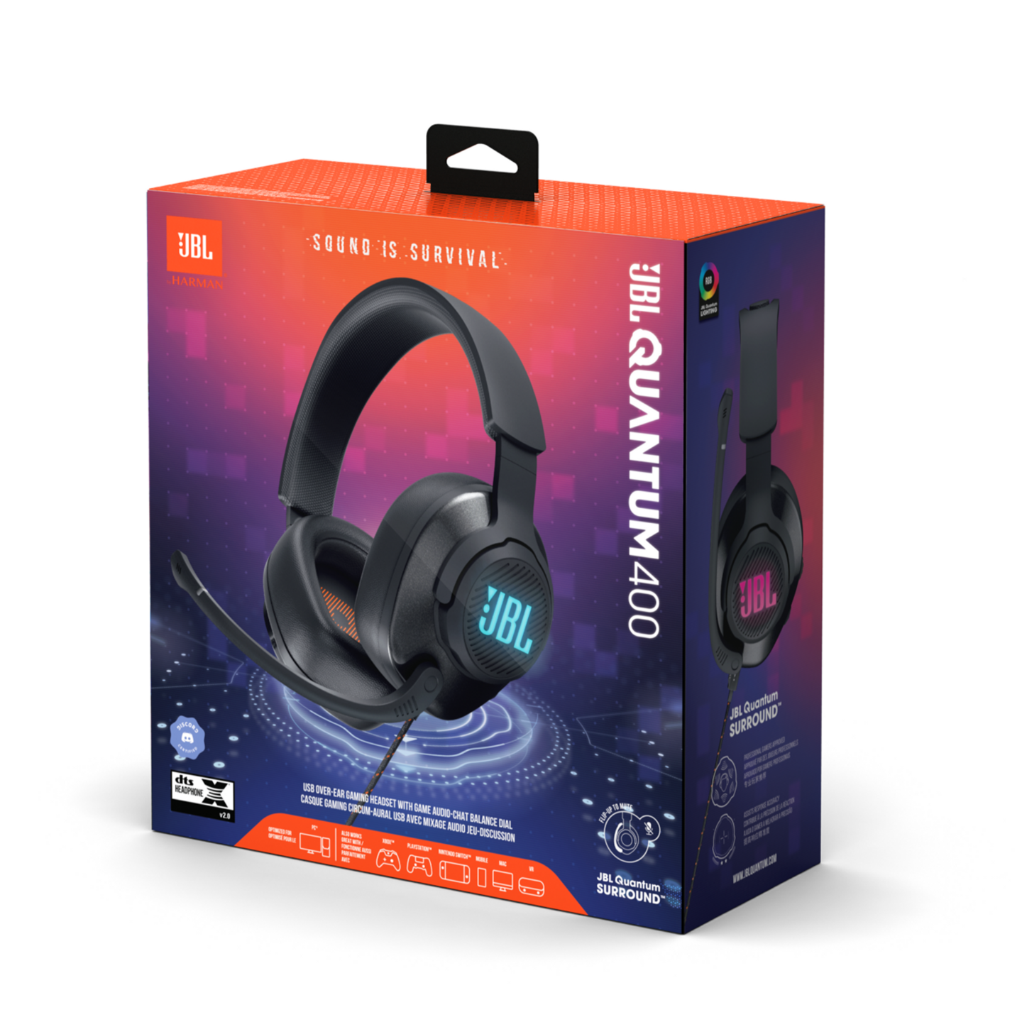 JBL Quantum 400 -pelikuulokkeet