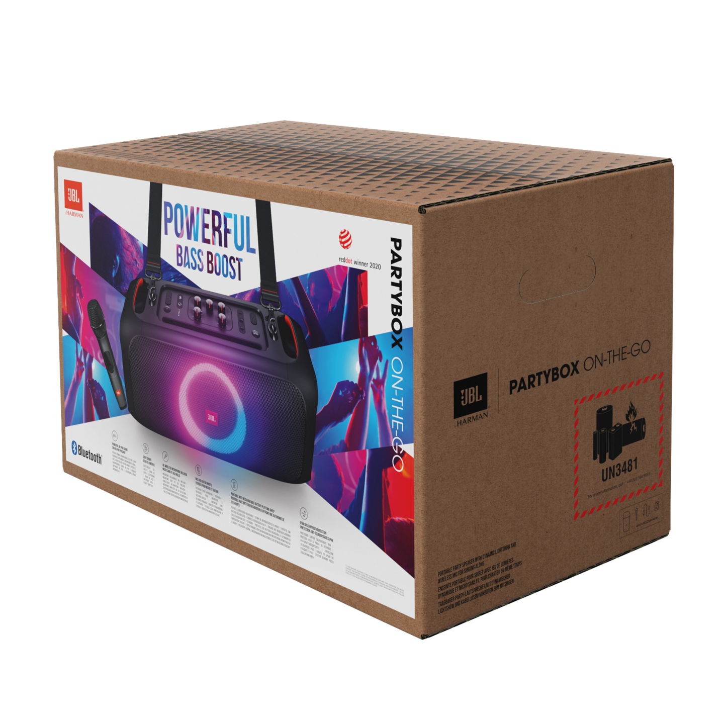 JBL PartyBox On-The-Go Bluetooth-kaiutin