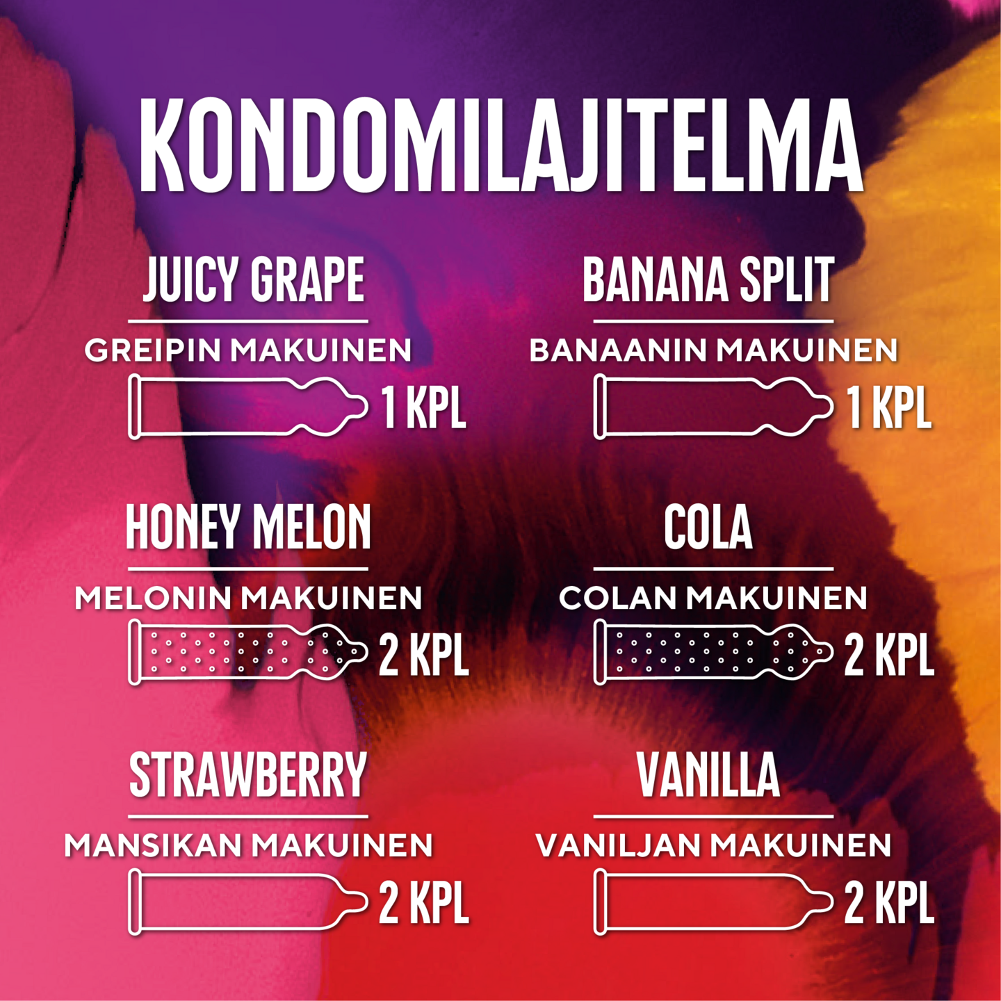 RFSU Tasty kondomi 10kpl