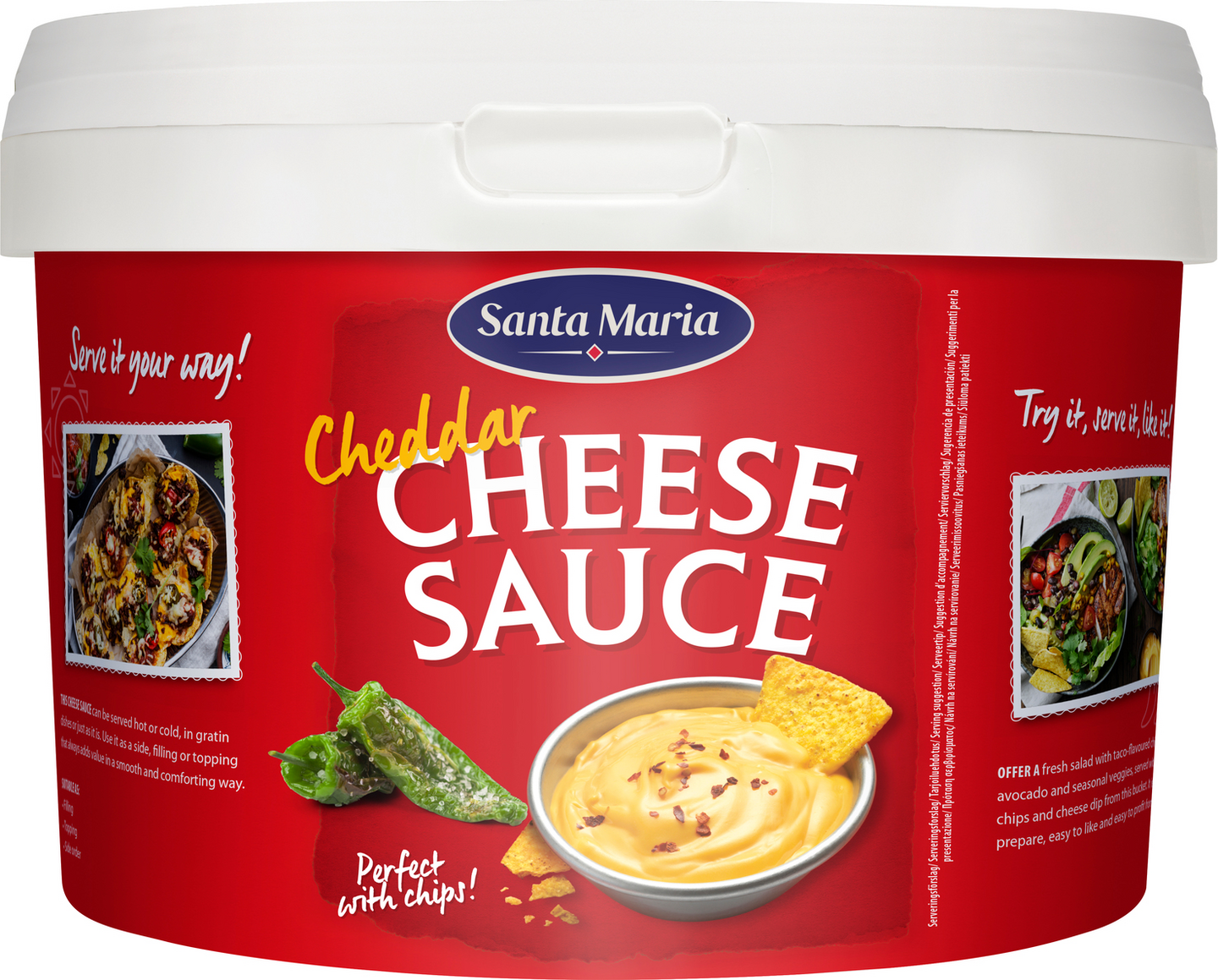 Santa Maria Cheddar Cheese Sauce 3000g
