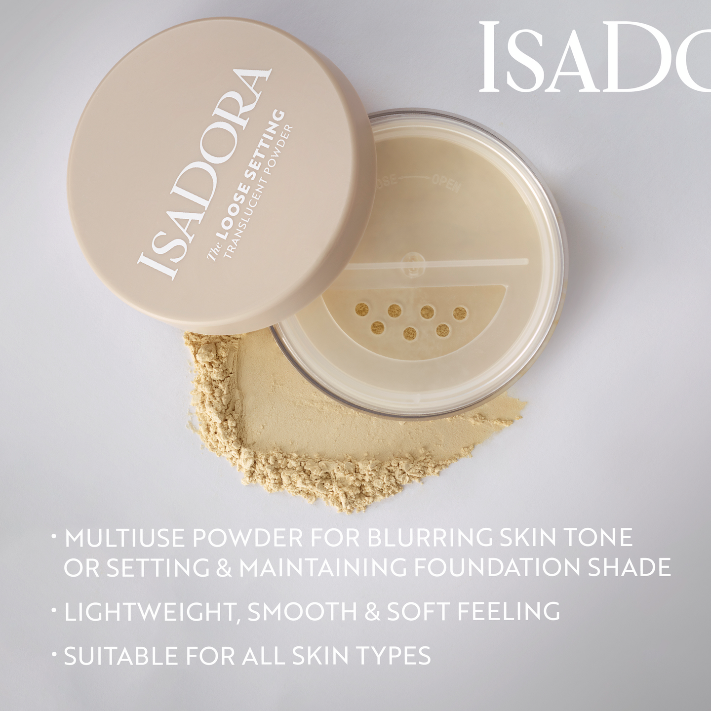 Isadora The Loose Setting Translucent Powder irtopuuteri 00 Translucent