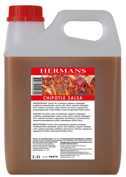 Hermans Chipotle Salsa 2,5l