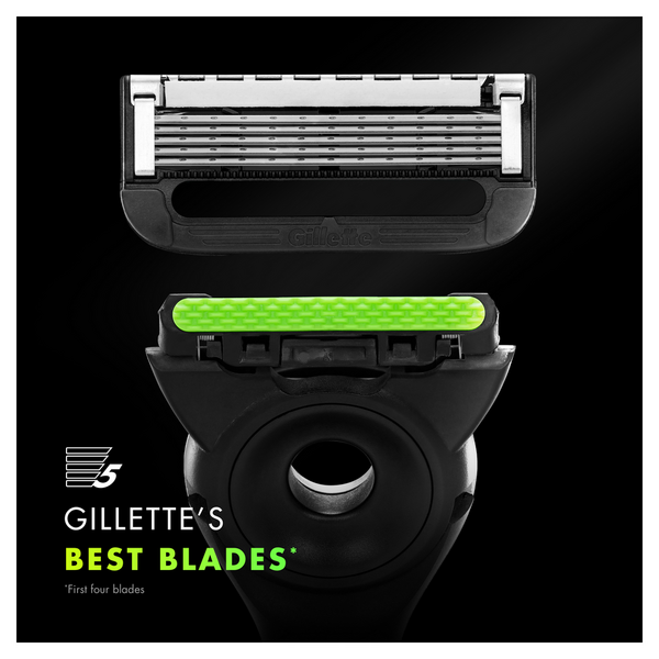 Gillette Labs Exfoliating Razor Silver partahöylä matkakotelolla ja vaihtoterällä