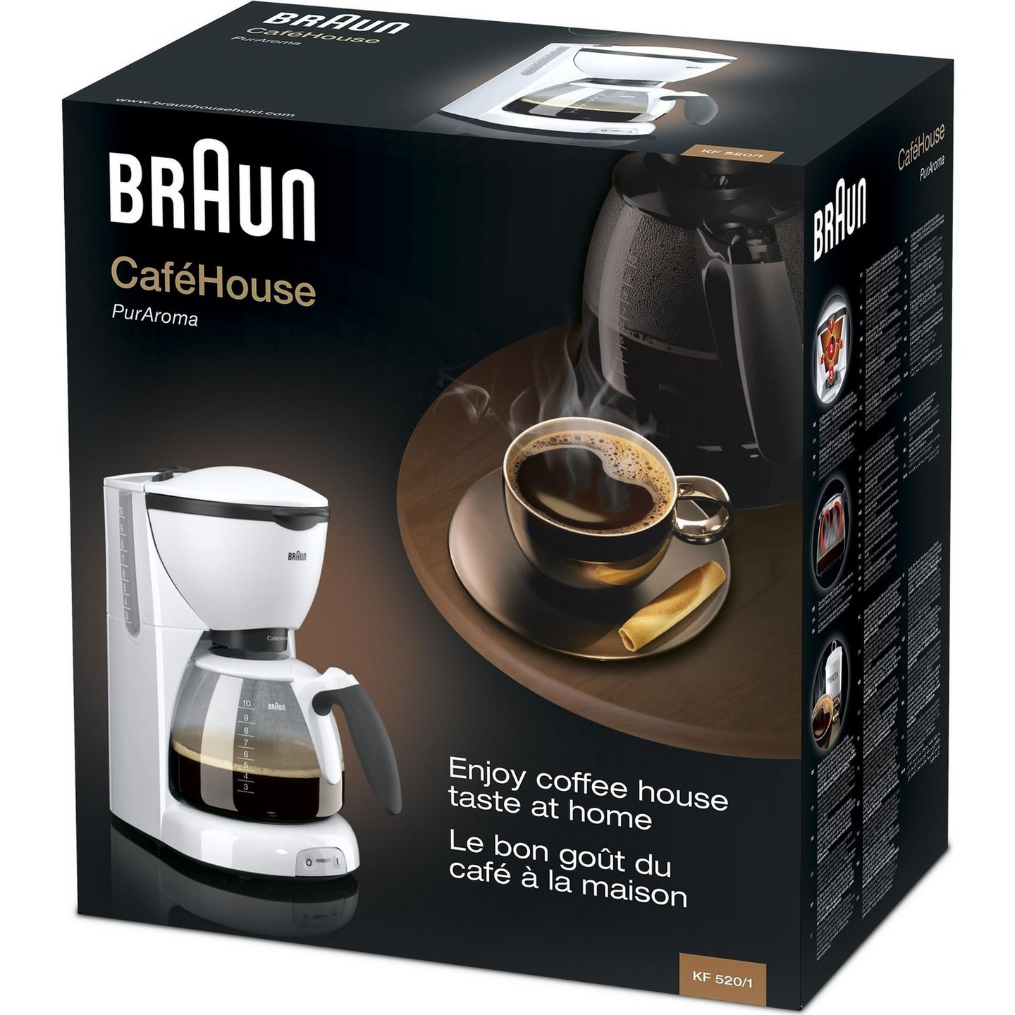 Braun KF520.1 CaféHouse Pure Aroma kahvinkeitin