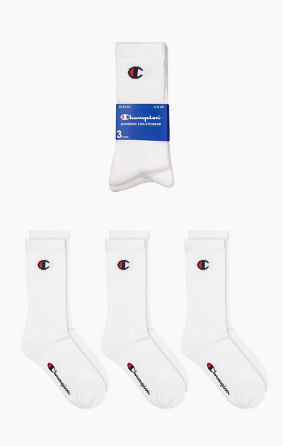 Champion Crew tennissukat  3pr/pkt