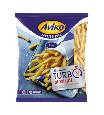 Aviko premium turbo ranskanperuna 9,5mm 2,5kg pakaste