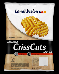 Lamb Weston Seasoned Criss Cuts Skin On 2,5kg pakaste