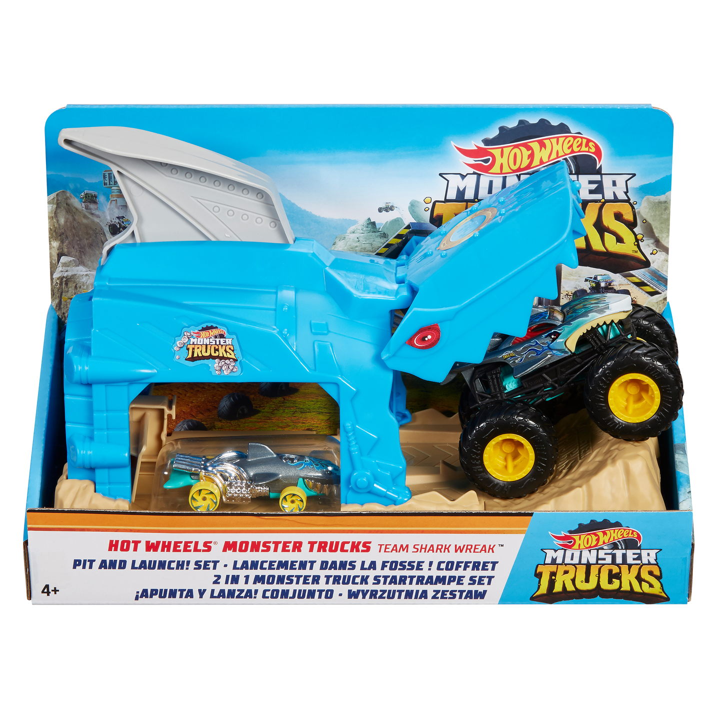 Hot Wheels monster trucks playset