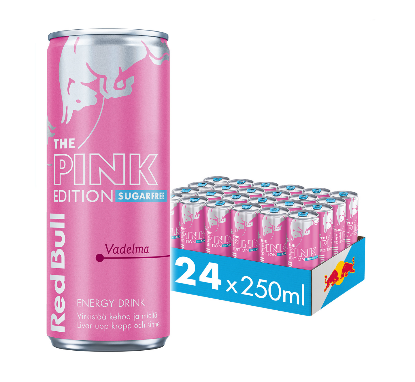 Red Bull Pink Edition Vadelma energiajuoma sokeriton 0,25l