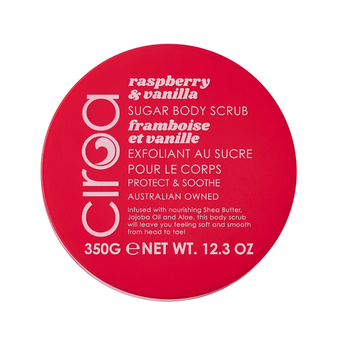 Ciroa Raspberry & Vanilla Vartalokuorinta 350g