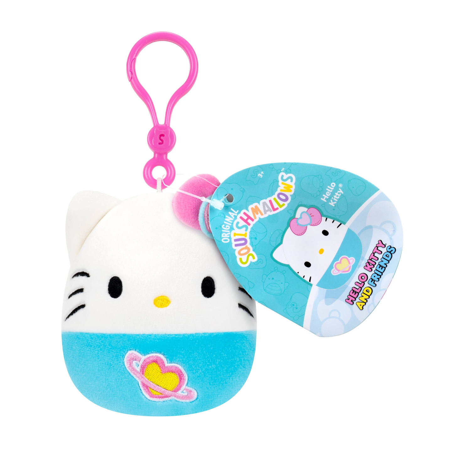 Squishmallows 9 cm Hello Kitty ja ystävät Kawaii Tokyo klipsipehmo