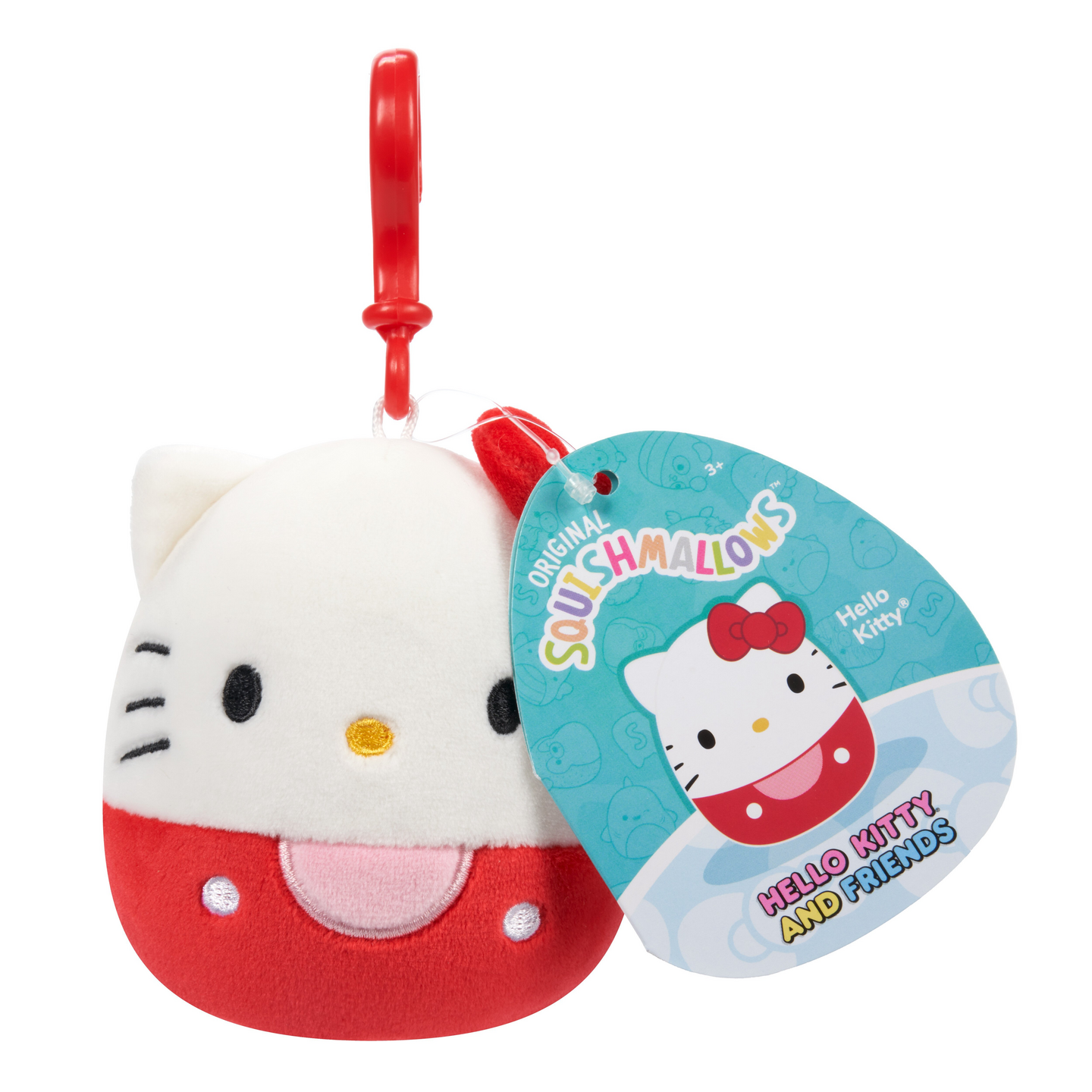 Squishmallows 9 cm Hello Kitty  klipsi