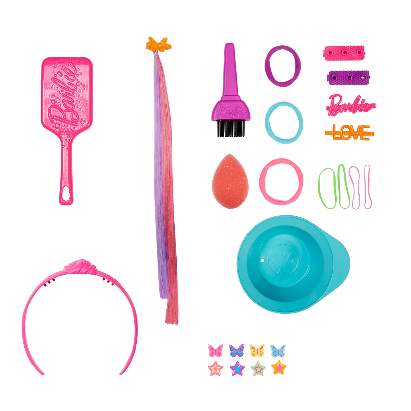 Barbie Neon Rainbow Deluxe -kampauspää