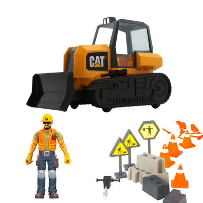 CAT Workforce Bulldozer-sis työmiehet ja