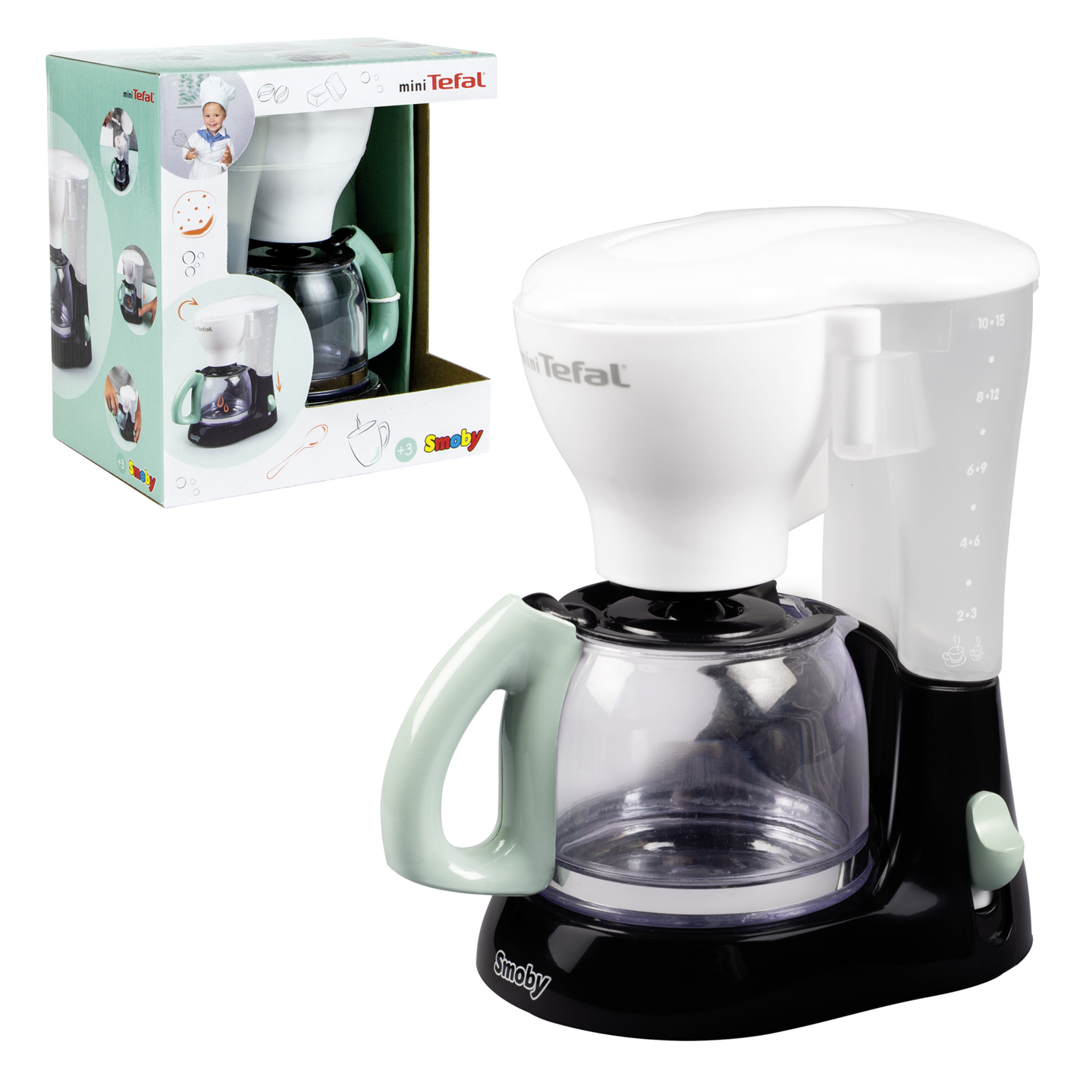 Smoby - Mini Tefal kahvinkeitin - koti- ja roolileikkeihin