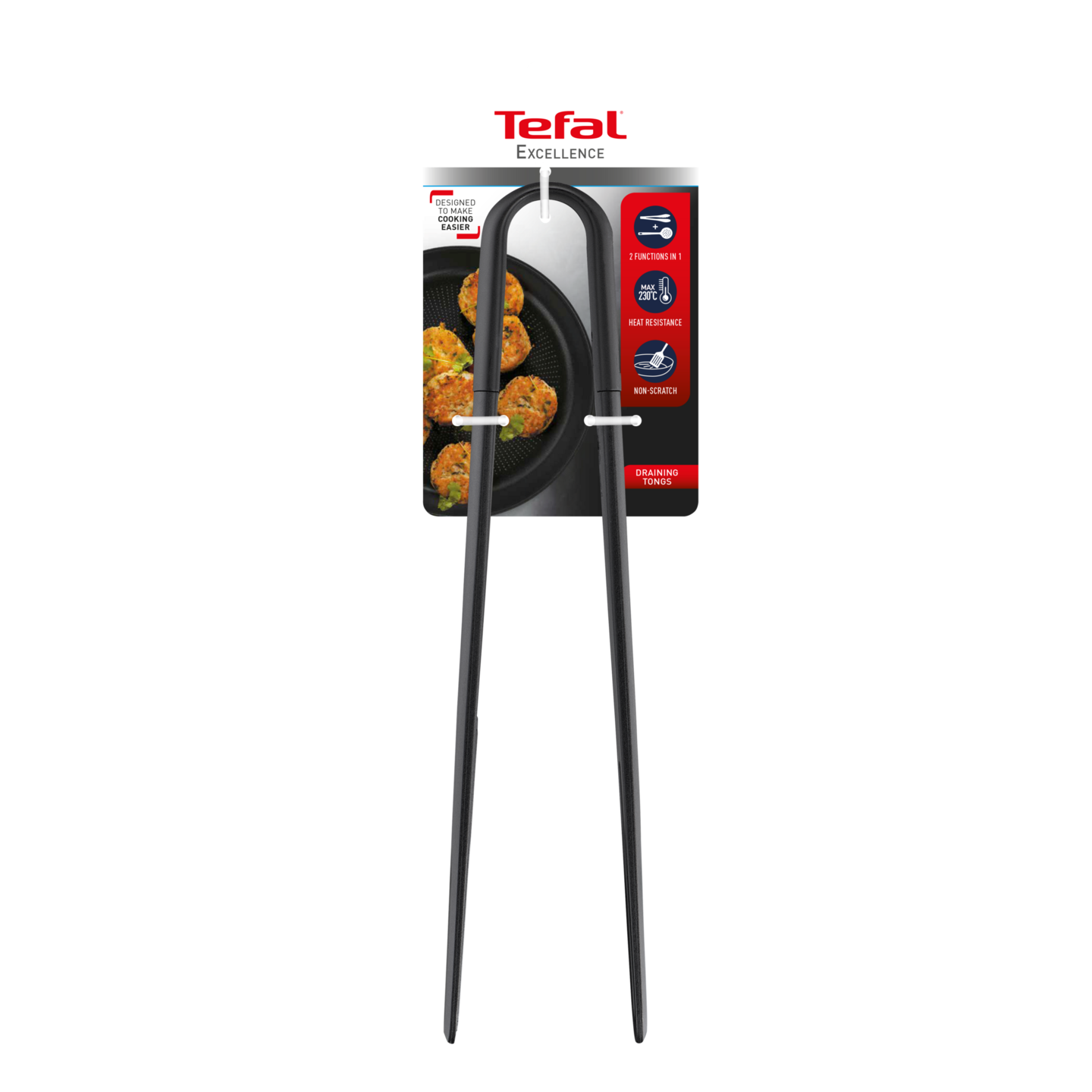 Tefal Excellence 2in1 valuttavat keittiöpihdit
