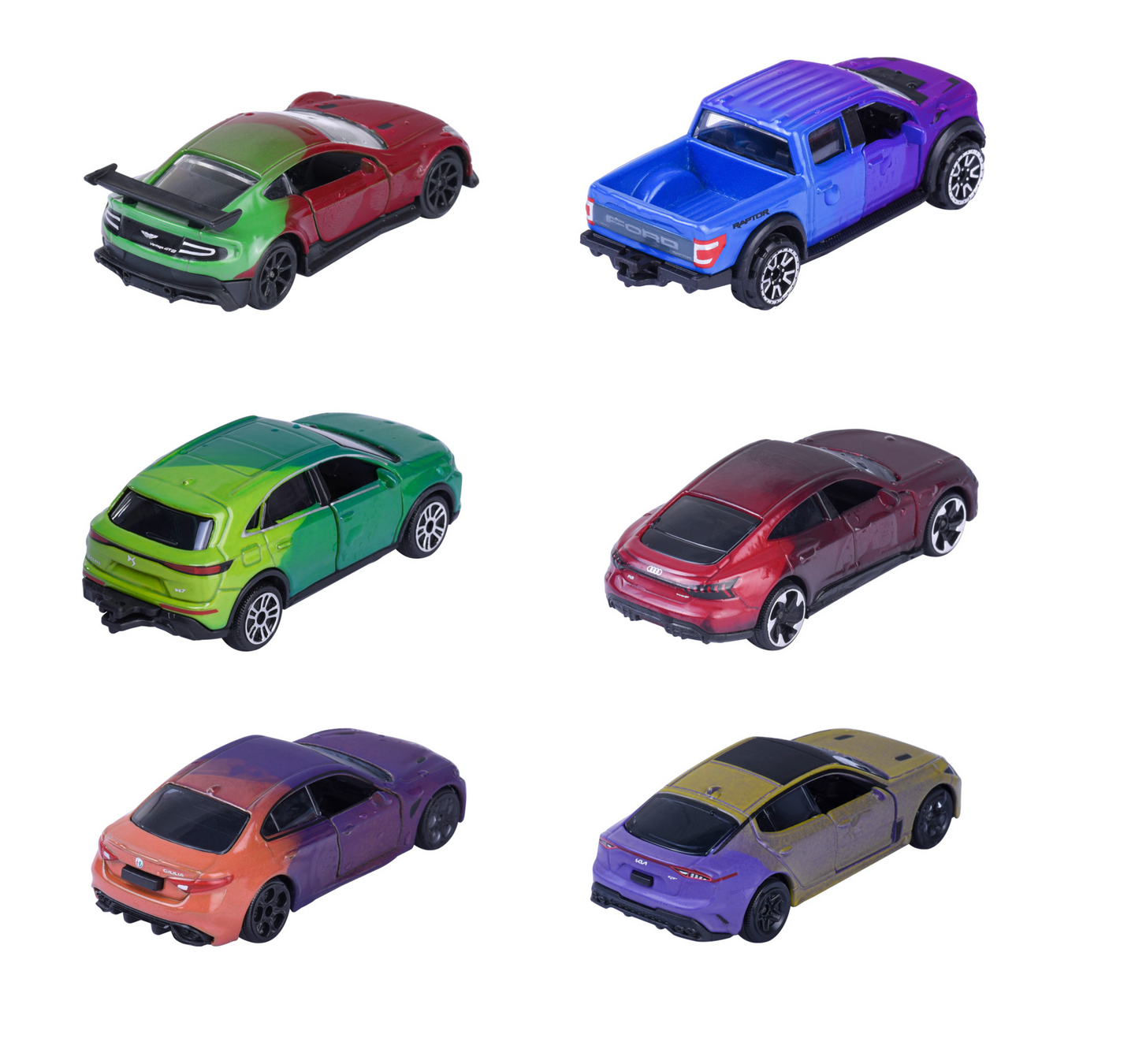 Majorette Color Changers metalivalettu, die-cast auto (7,5 cm), 1:64, lajitelma, myydään yksittäin